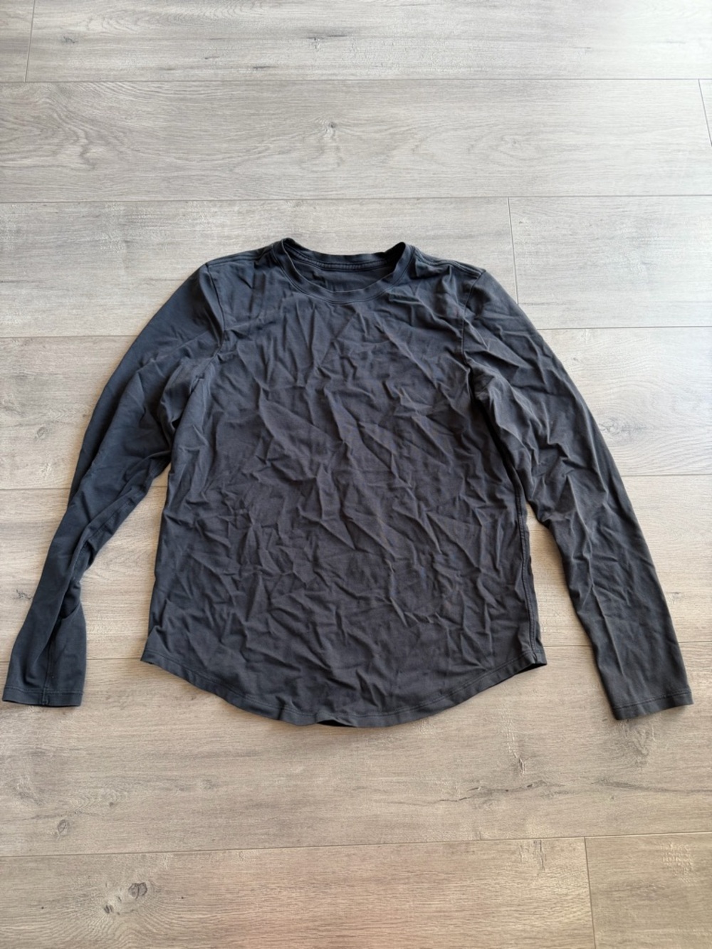 Lululemon basic black long sleeve shirt - see description for sizing